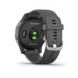 Garmin Vivoactive 4 Smartwatch (Shadow Gray Stainless) 010-02174-01 Fashion