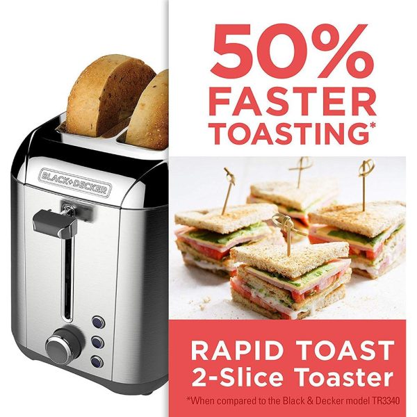 Black & Decker BD 2Slice Stainless Toaster For Cheap