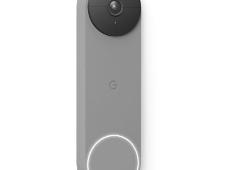 Google Nest Doorbell (Battery) - Ash (GA02076-US) Hot on Sale