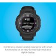 Garmin Instinct Crossover Solar Tactical Edition, Rugged Hybrid Smartwatch - Black Sale