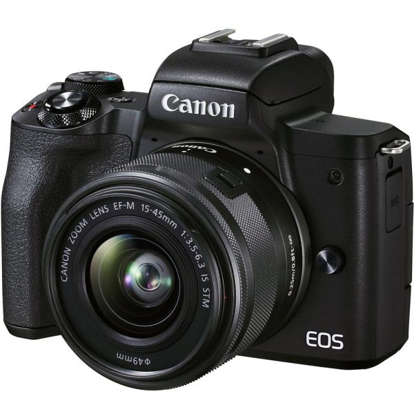 Canon EOS M50 Mark II Digital Camera +EF-M 15-45mm IS STM Lens +3 Year Protection Pack Supply