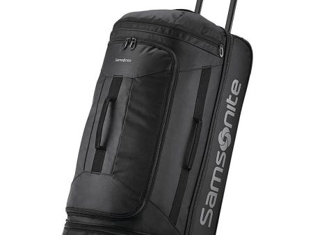 Samsonite Andante 2 28  Wheeled Rolling Duffel Bag, All Black (117225-5455) Hot on Sale