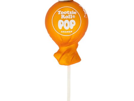 Orange Tootsie Roll Pop Glass Ornament Online now