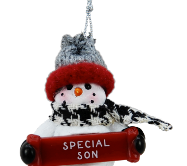 2.5  Snowman Ornament - Special Son Online now