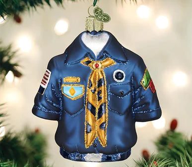 Scout Uniform Glass Ornament Online Sale