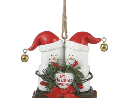 2.5 H S mores  1st Christmas Together  Ornament For Sale