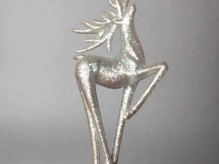 Silver Glitter Reindeer Supply