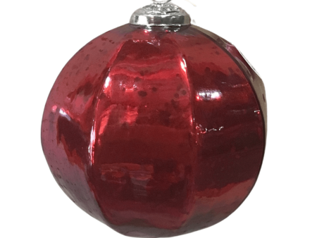 150MM Red Shiny Ball Peldar Design Ornament Sale