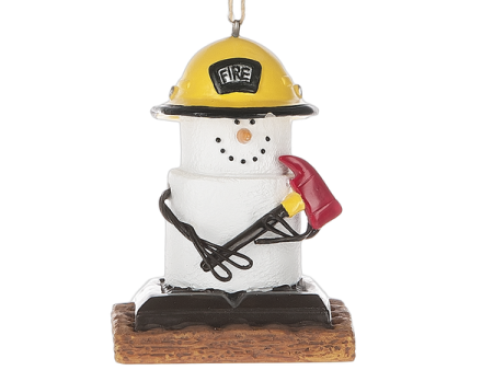 2.5  S mores Fireman Ornament Online Hot Sale