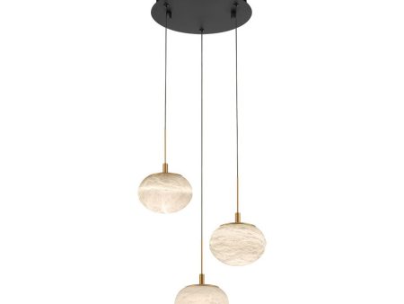 Calcolo 3 Light Chandelier Supply